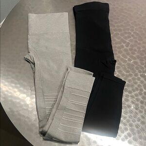 BLANQI Black and Gray Women's Leggings